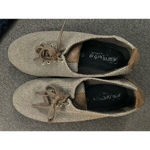 Women's Arcopedico LS Shocks Knit Casual Shoes Sneakers Size US 9 EURO 40 Tan